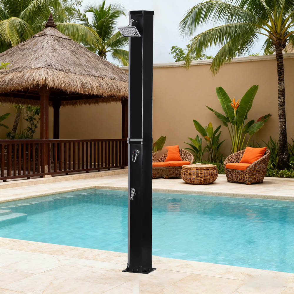 LY60L01 Extra velká dešťová sprchová hlavice zahradní solární sprcha